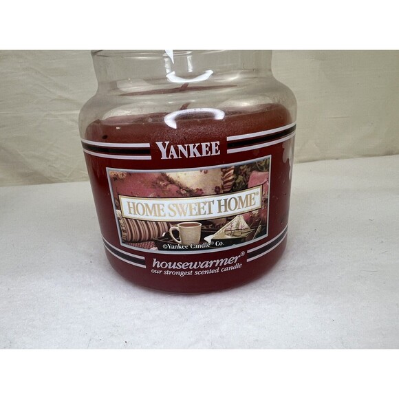 Yankee Candle Laundry Day Jar Topper Shade Plate & Home Sweet Home Candle 14.5oz - Picture 10 of 11